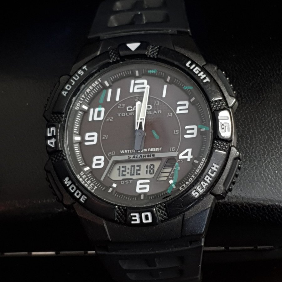 Casio AQ-S800W - Tough Solar - Klocka - Armbandsur - Soldriven