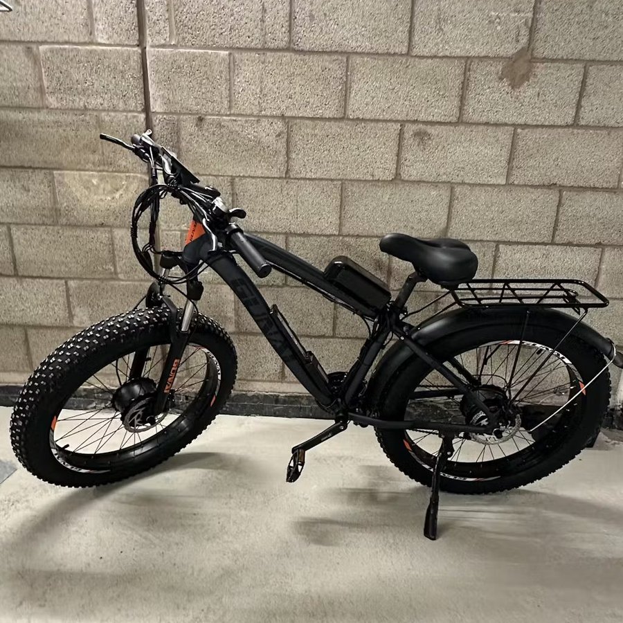 Vuxen Ebike 26 tum dubbelmotor mountainbike 55KM/H Skivbroms