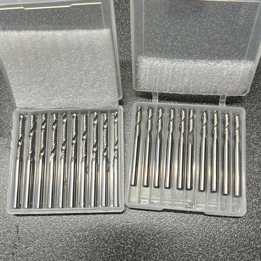Diverse frässtål CNC pinnfräs hålkälsfräs aluminiumfräs mm