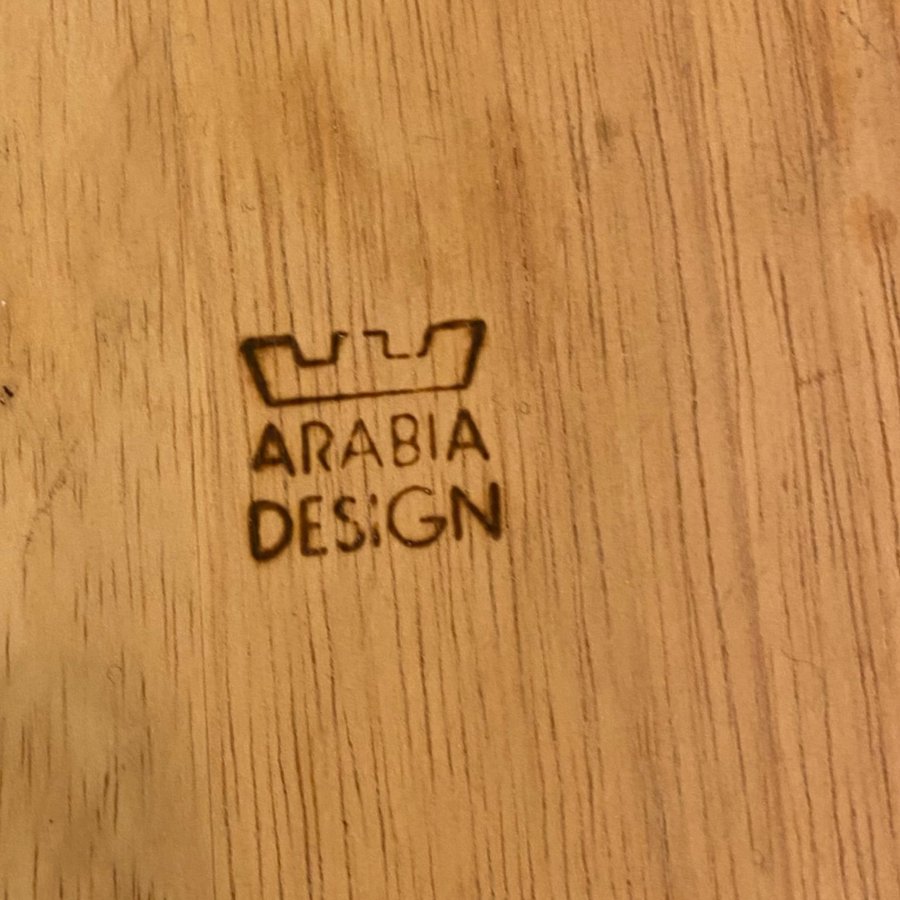 ARABIA DESIGN ENORM TRÄSKÅL/SALLADSSKÅL VINTAGE