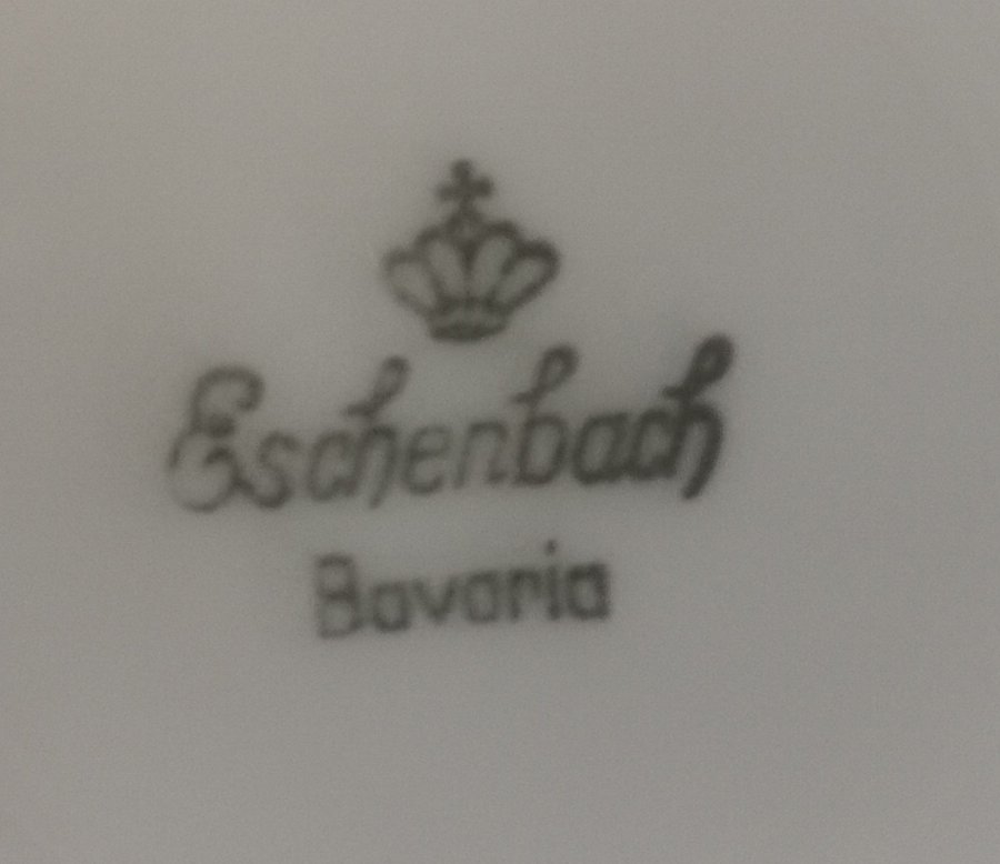 Decorativa souvenir tallrikar Eschenbach Bavaria 1950 - talet