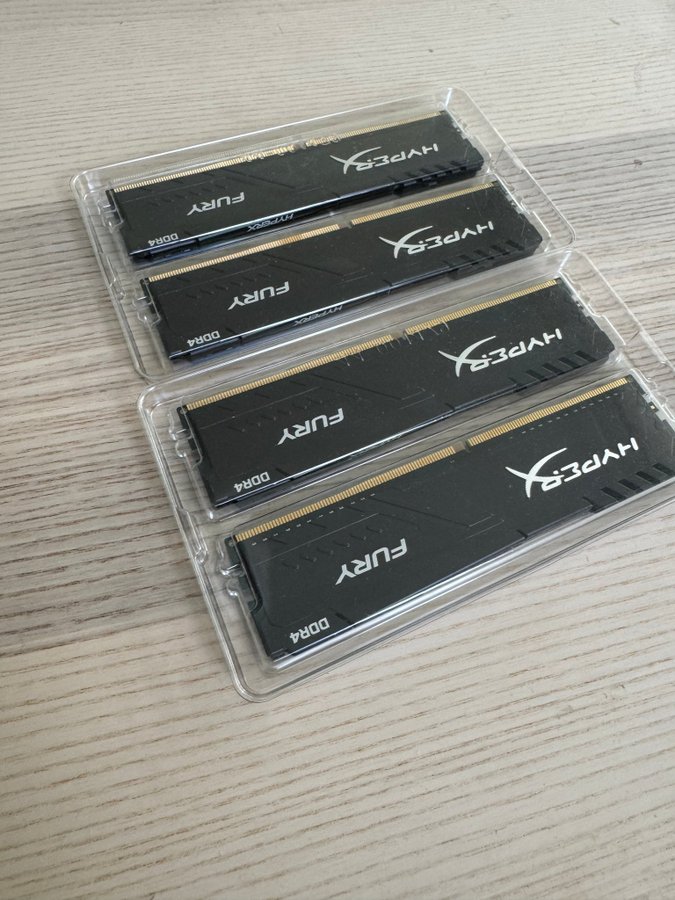 4x HyperX FURY 3200 MHz - DDR4