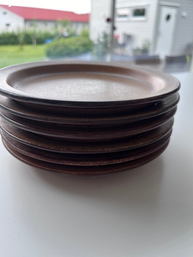 Höganäs Keramik - Assietter - Sierra - 70-tal - Vintage - Retro
