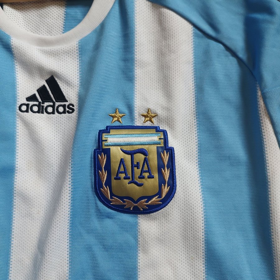 Adidas Argentina 2009 Home Jersey t-shirt storlek XL