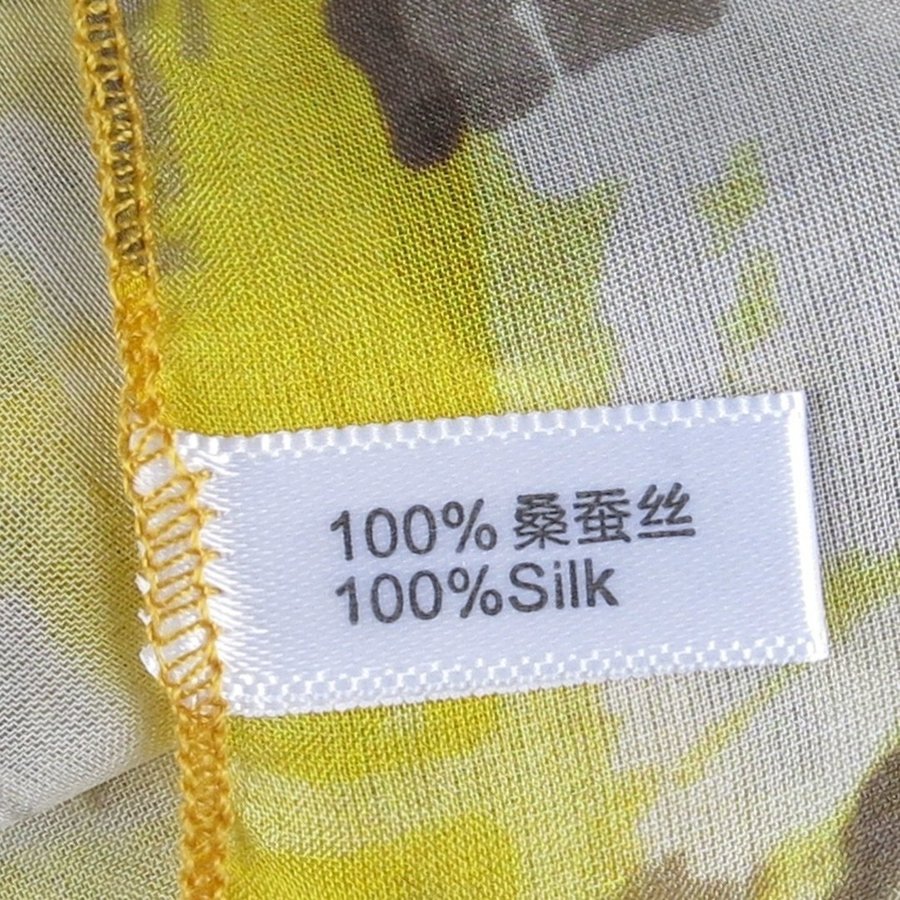 Silk Scarf- 100% Pure Silk Vintage Style Scarf|silkeschal|