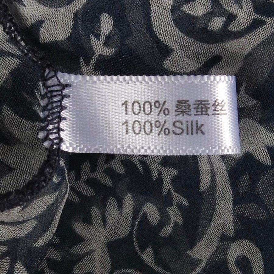Silk Scarf- 100% Pure Silk Vintage Style Scarf|silkeschal|