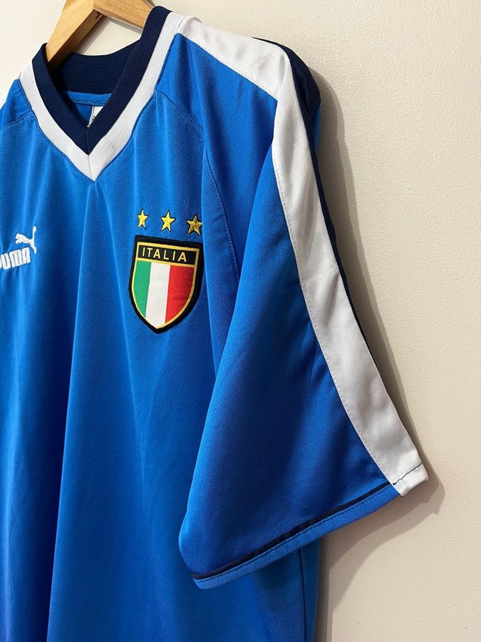 Vintage rare Italia Puma V-Neck football training jersey size XL