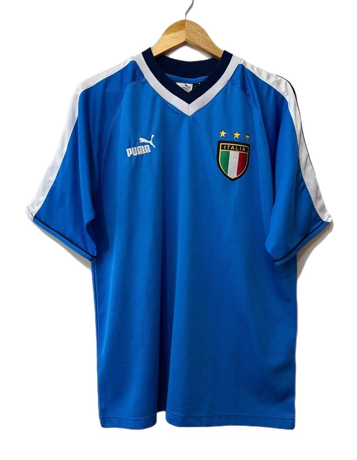 Vintage rare Italia Puma V-Neck football training jersey size XL
