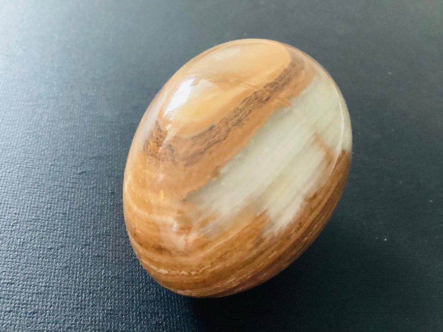 100% naturligt onyx polerat ägg/premium högkvalitativ sten