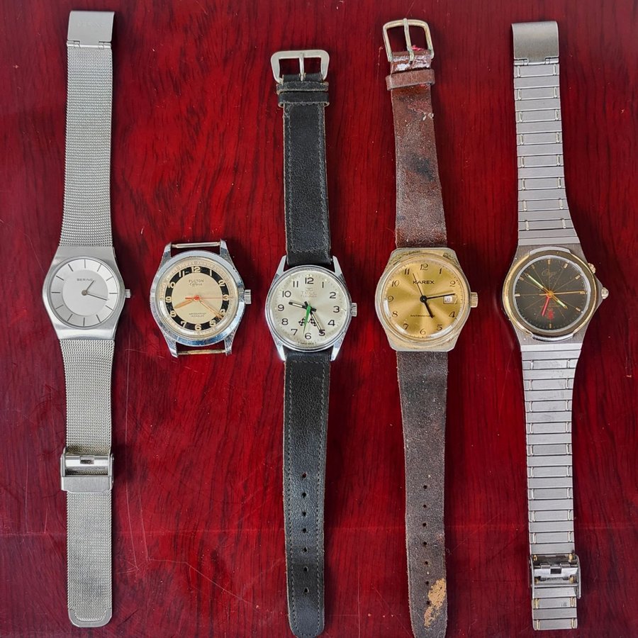 5 stycken armbandsur - Blandade märken