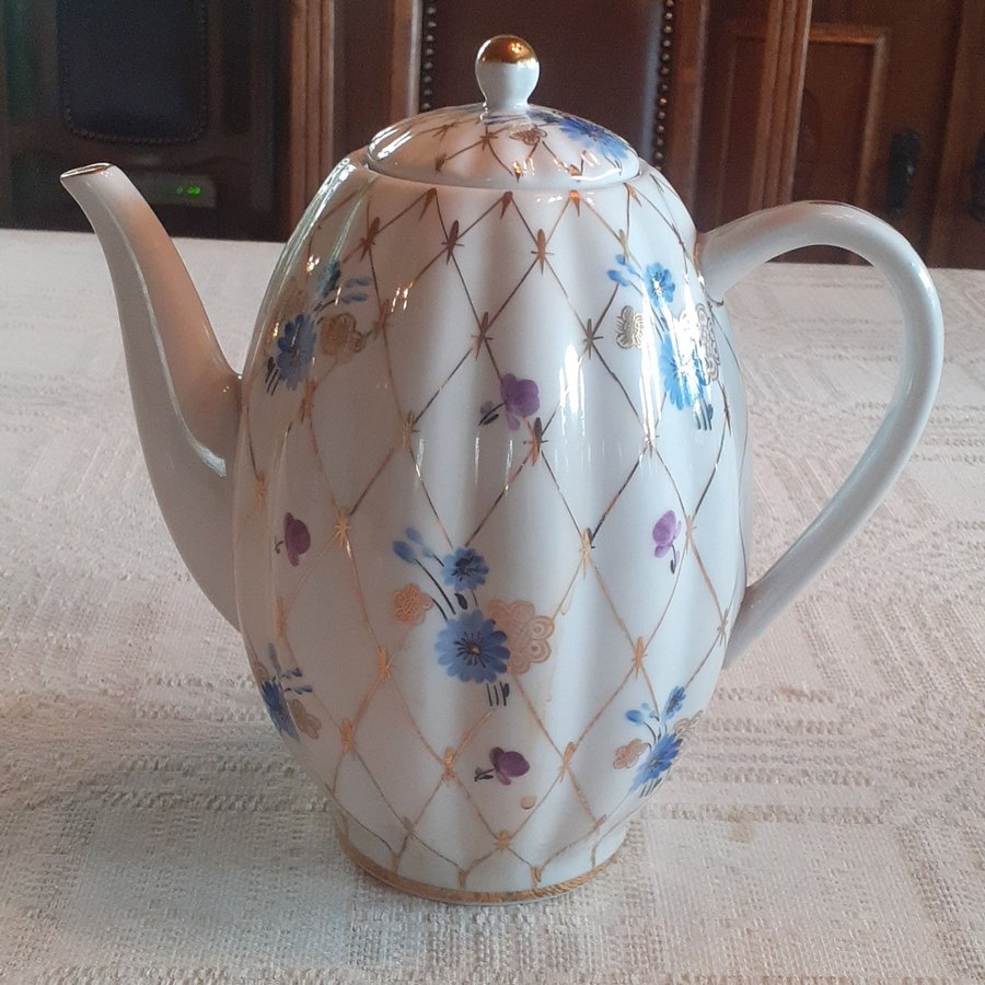 Lomonosov Imperial Porcelain Factory - Kaffekanna - Tulip - USSR