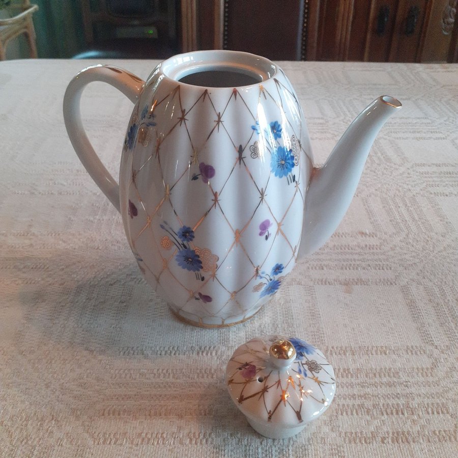 Lomonosov Imperial Porcelain Factory - Kaffekanna - Tulip - USSR