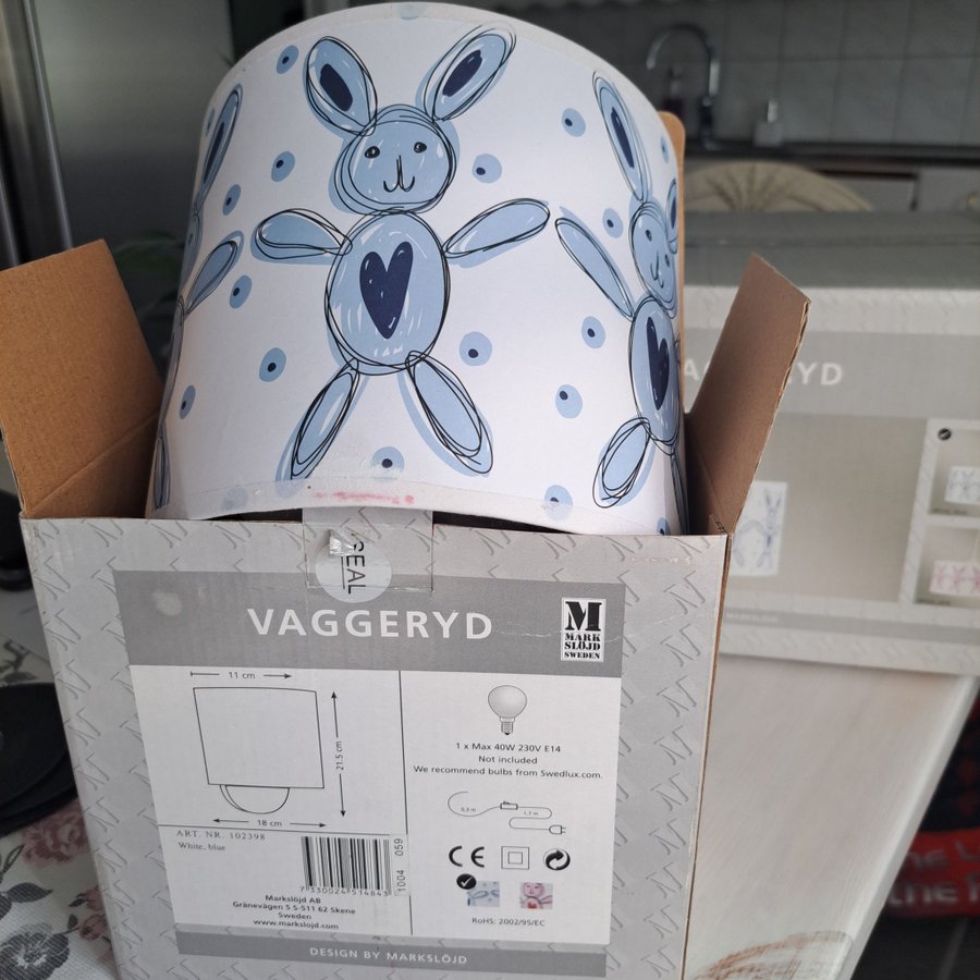 Vägglampa Barnmotiv Markslöjd