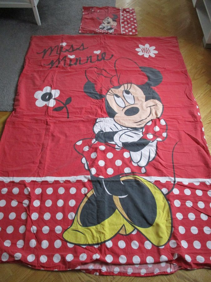 Disney sängkläder/ påslakanset Mimmi Pigg tryck på bägge sidor