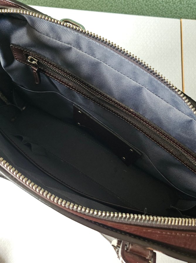 Carl Friedrik - Palissy slim leather briefcase portfölj