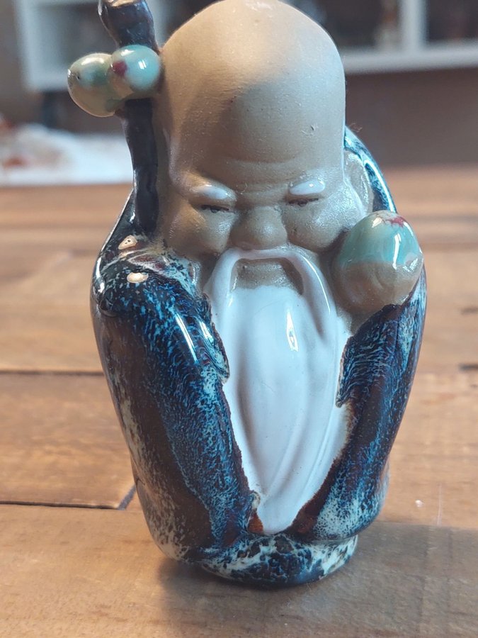 Äldre keramik figurin sau sing gung Longevity retro