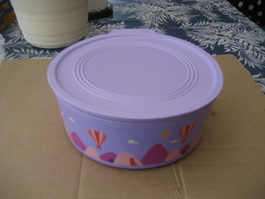 Tupperware - Rund Optimum / Rund Burk med tätt lock 15 L **Ny**