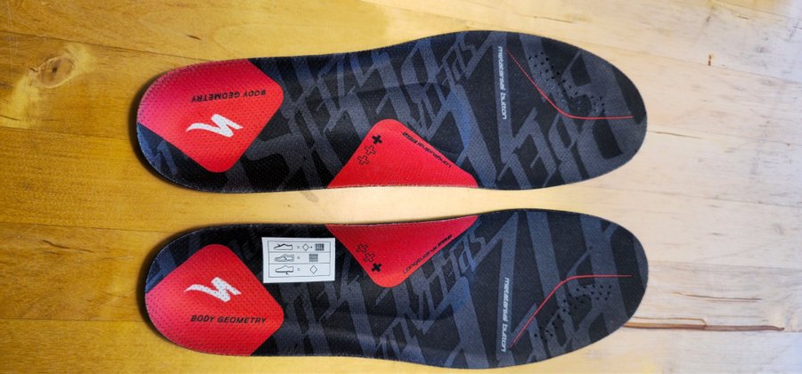 Specialized Body Geometry SL Footbed str 42-43 +(red)
