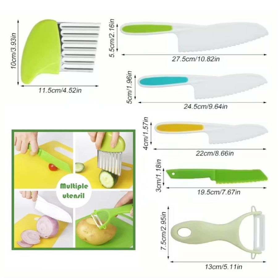 Köksknivar för barn - Säker och rolig matlagning