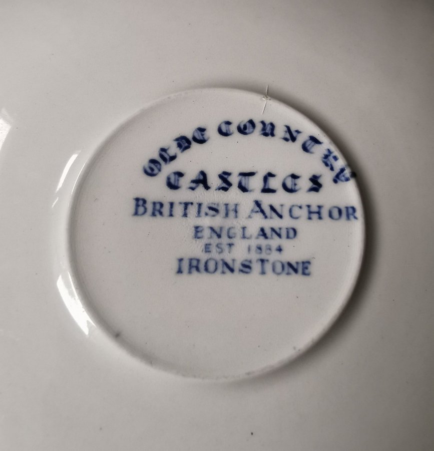 Olde Country Castles Tekopp Staffordshire Ironstone engelskt porslin kaffekopp