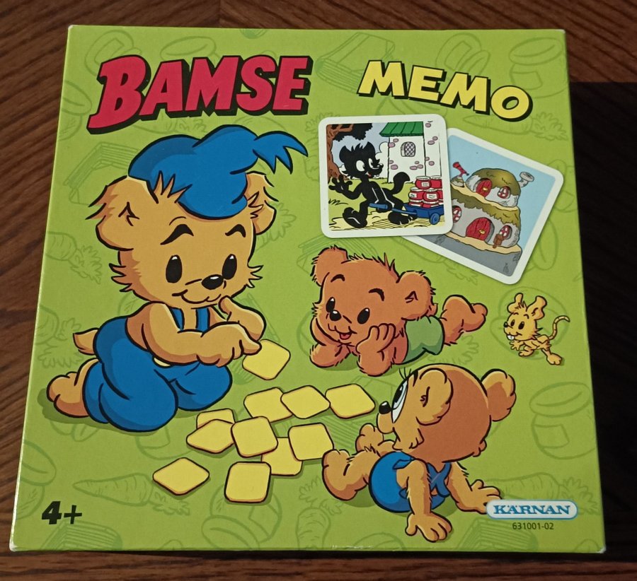 Spel - BAMSE MEMO / KÄRNAN!