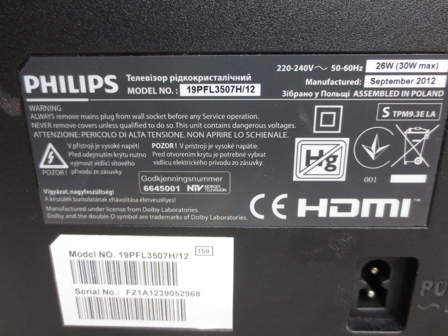 PHILIPS Smart Led TV 19"