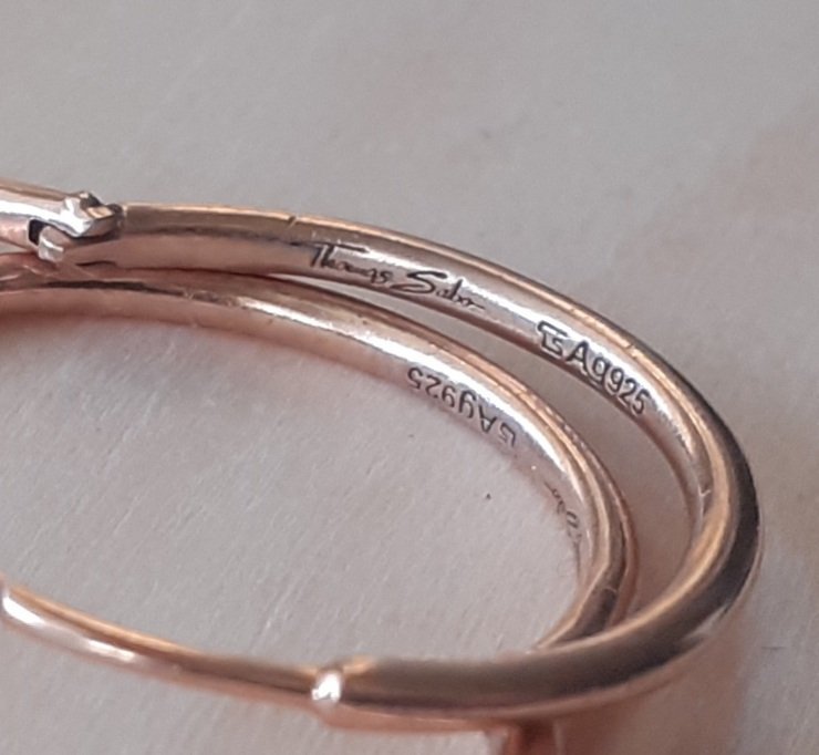 Thomas Sabo Creoler / Rosé - förgyllt Silver 925 / 20 mm