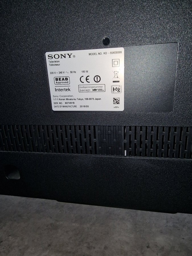Sony Bravia 55