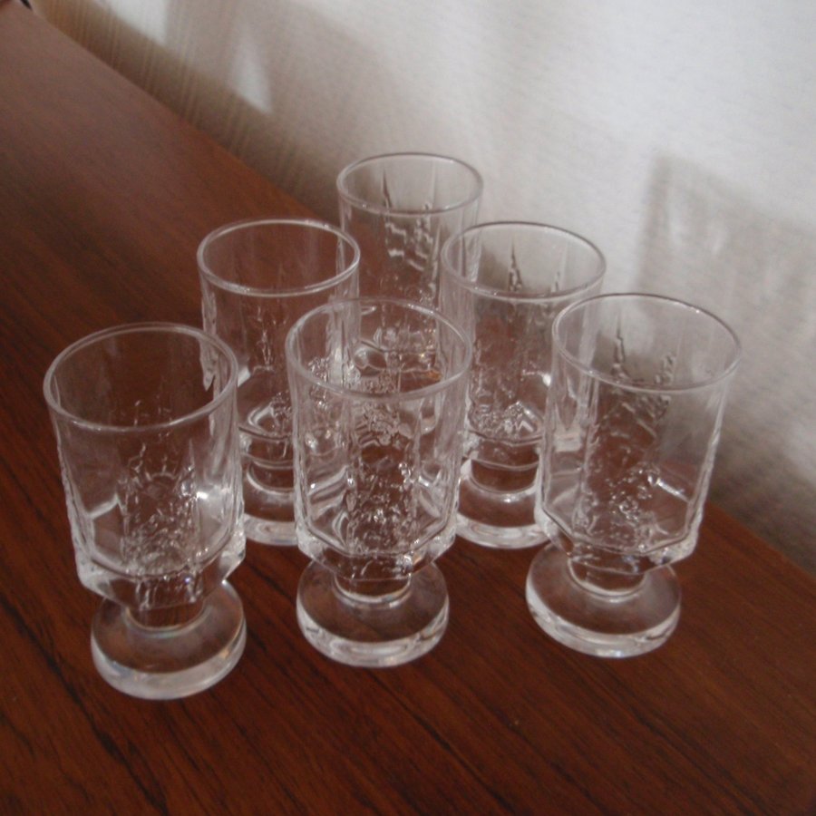 6 snapsglas Kalinka Iittala