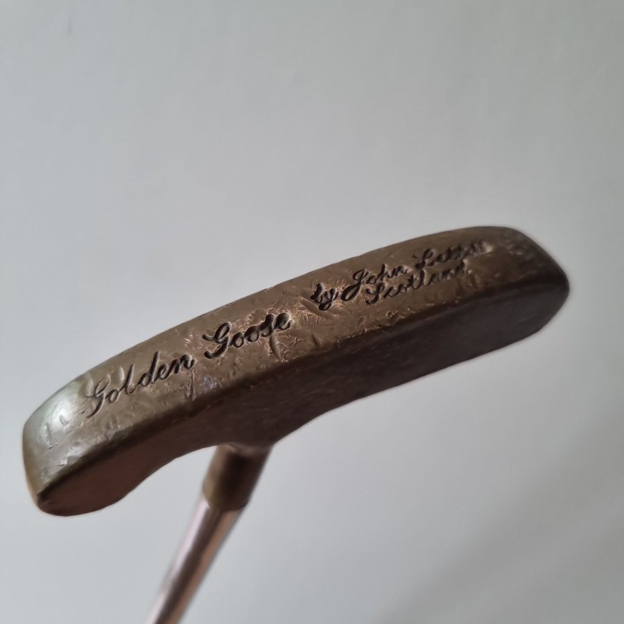 John Letters Golden Goose vintage putter mässing