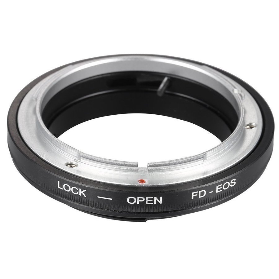 Ny Mount adapter ring FD-EOS inget glas for canon FD-objektiv till EOS EF kamera