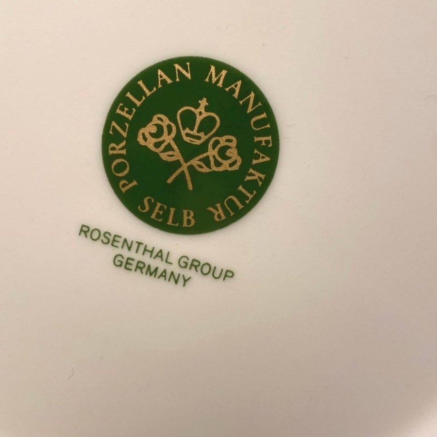 ROSENTHAL Maria Germany Assietter Motiv Rosor 4 st