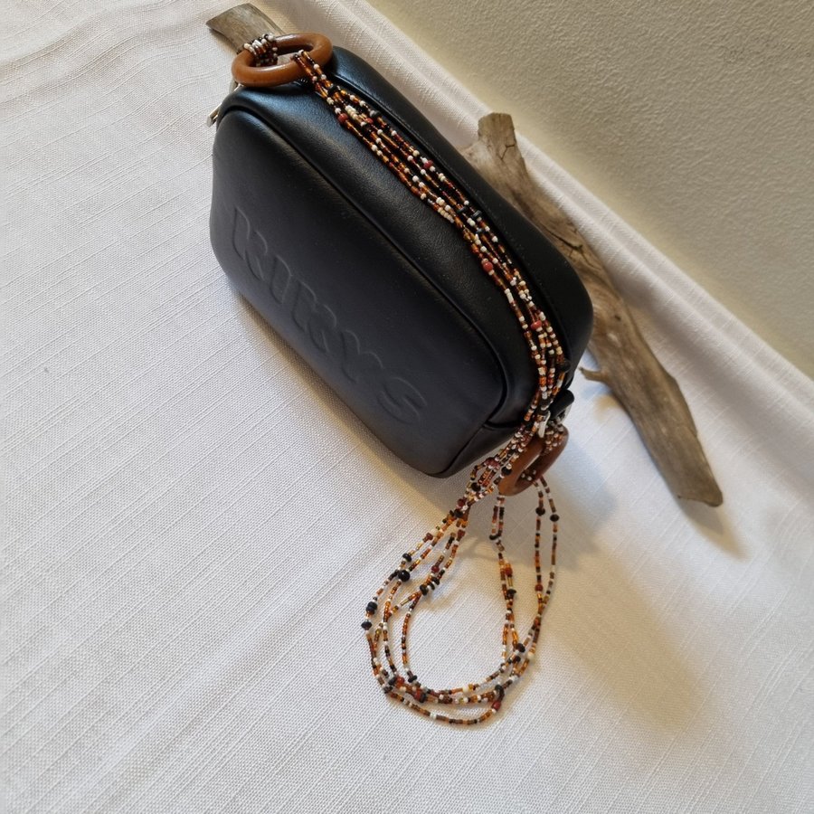 Black bohemian hand/shoulder bag