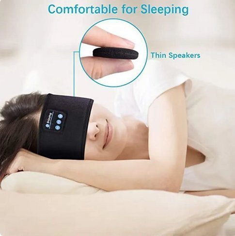 NY/OANVÄND Bluetooth Headband pannband ögonmask trådloss wireless elastisk