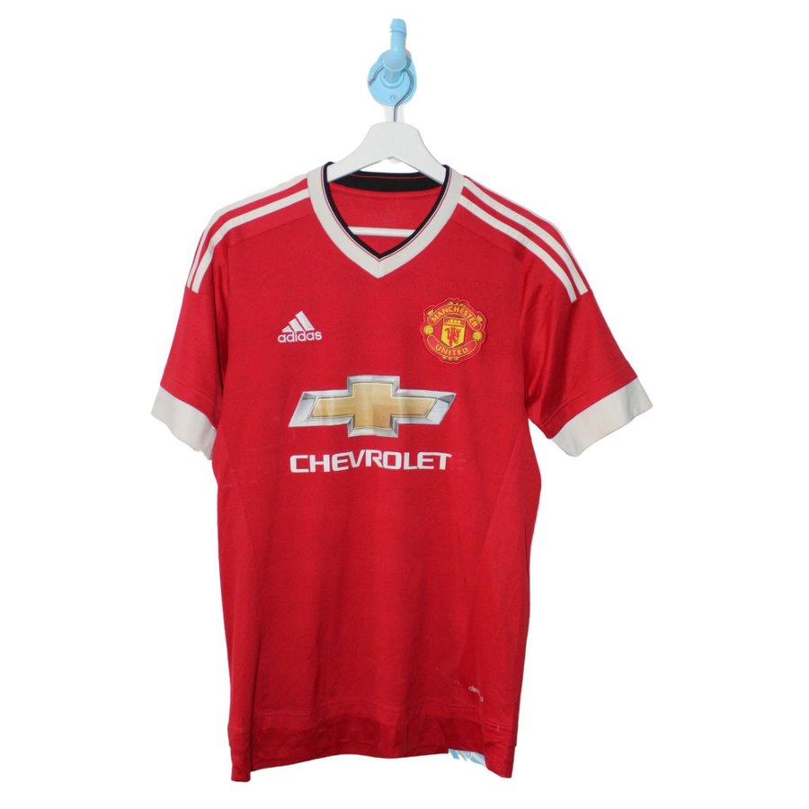 Adidas red Manchester United football jersey S