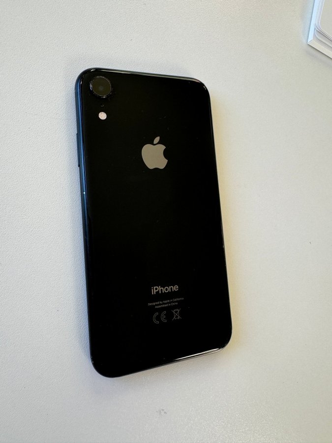 Apple iPhone XR 64GB Black A2105 GOTT SKICK - OLÅST OBS UTROP 1:- !!!