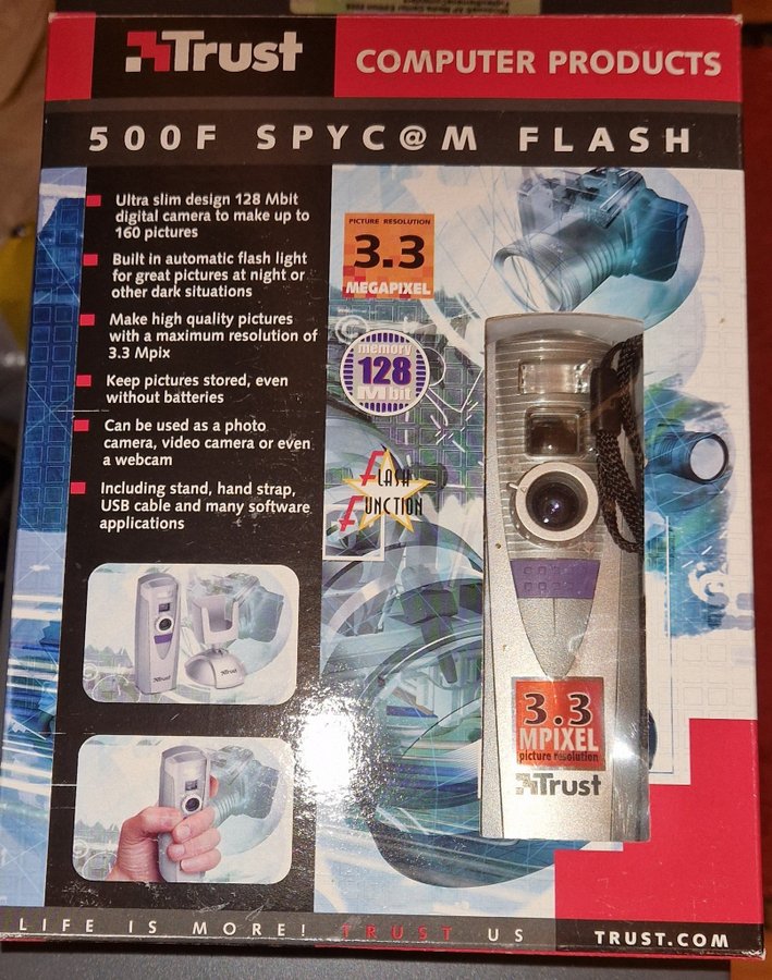 Trust 500F SPYC@M FLASH Digitalkamera