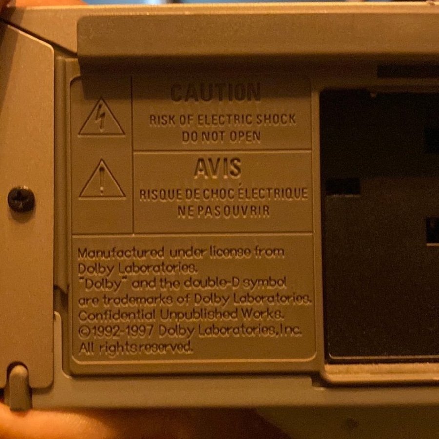 Samsung kombinerad dvd och VHS