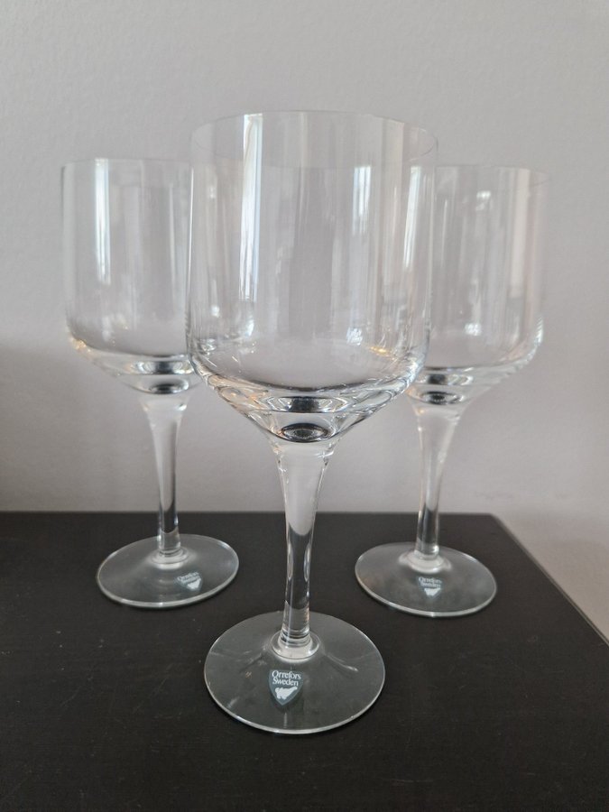 Vinglas Rödvinsglas Rhapsody Orrefors Sven Palmqvist Design Glas Vintage Samlare