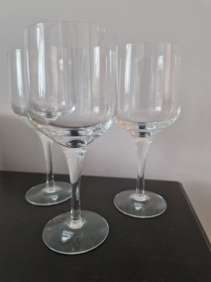 Vinglas Rödvinsglas Rhapsody Orrefors Sven Palmqvist Design Glas Vintage Samlare