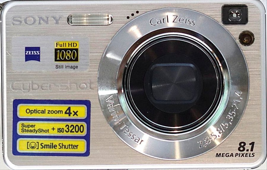 Digital kamera Sony Cyber-Shot DSC-W130 Carl Zeiss Vario-Tessar