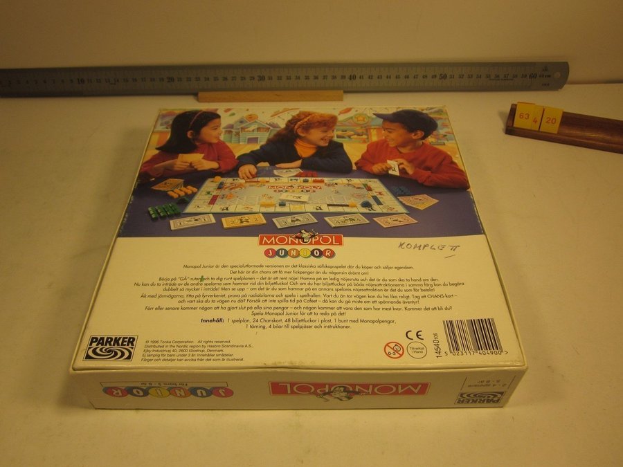 Monopol Junior Parker 1996 Komplett