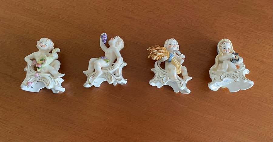 Goebel figuriner 4 st symboliserar årstiderna