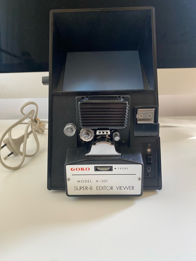 EDITOR SUPER-8 VIEWER GOKO MODEL A-301 DUAL-8 Editor Viewer SUPER 8