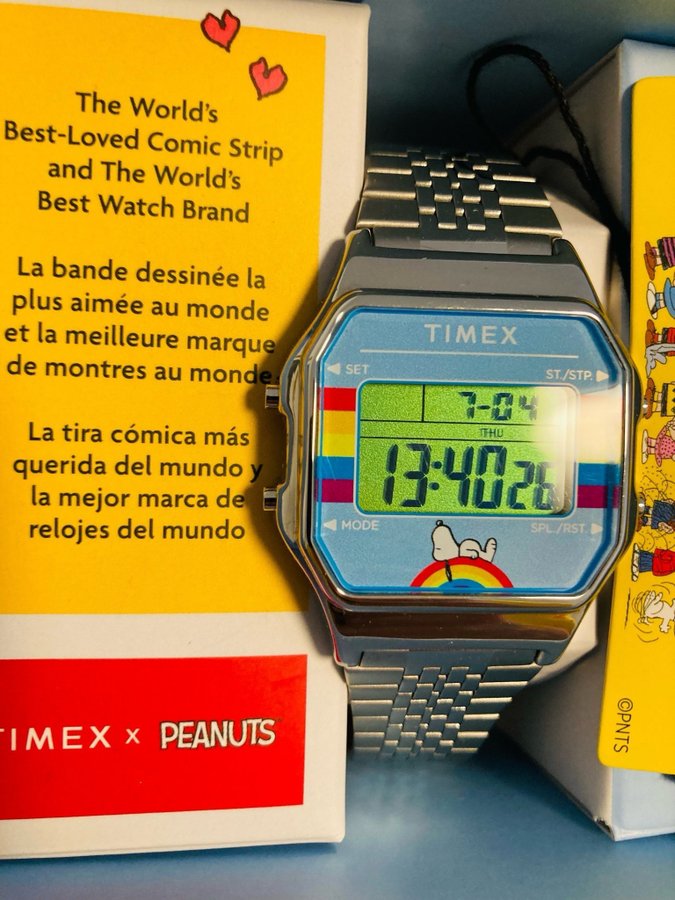 Timex T80 x Peanuts Dream in Color (Snobben)