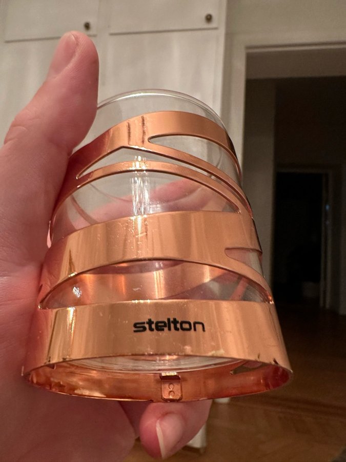 Stelton vas  2 st ljuslyktor