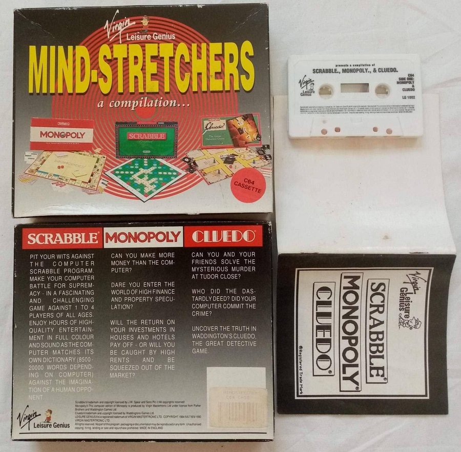 Mind-Stretchers (Virgin Games) - Commodore 64/C64 Spel