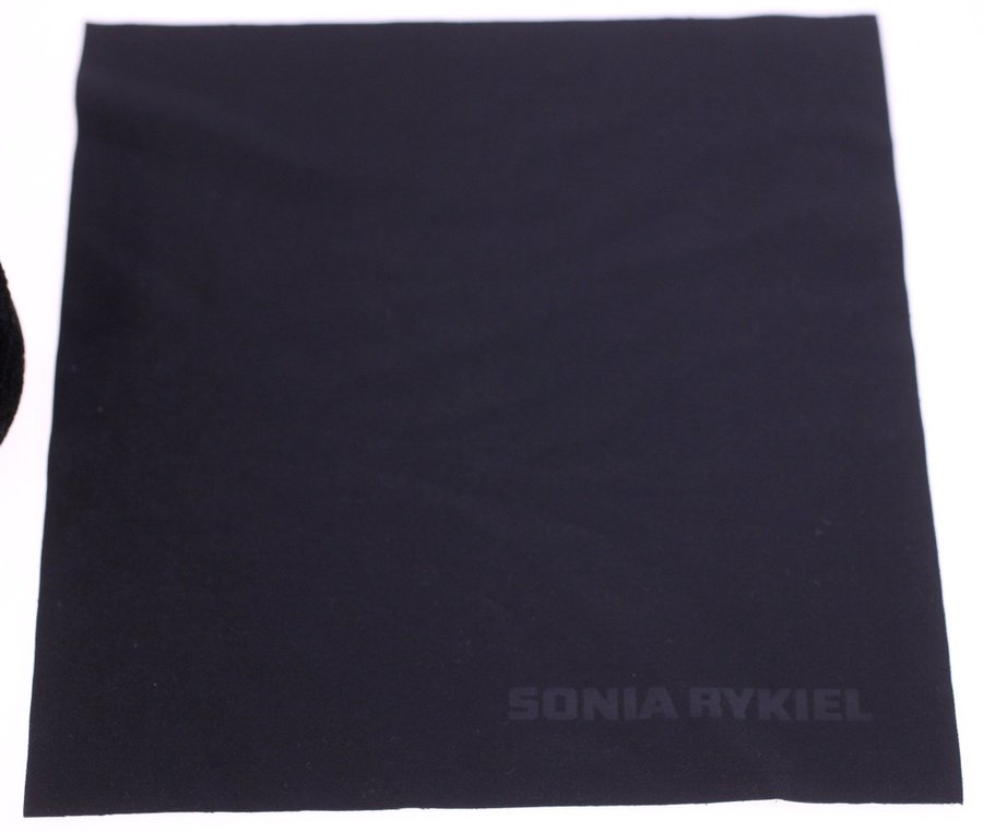Sonia Rykiel vintage black sunglasses case with crystal-circa 1980s/1990s-130g