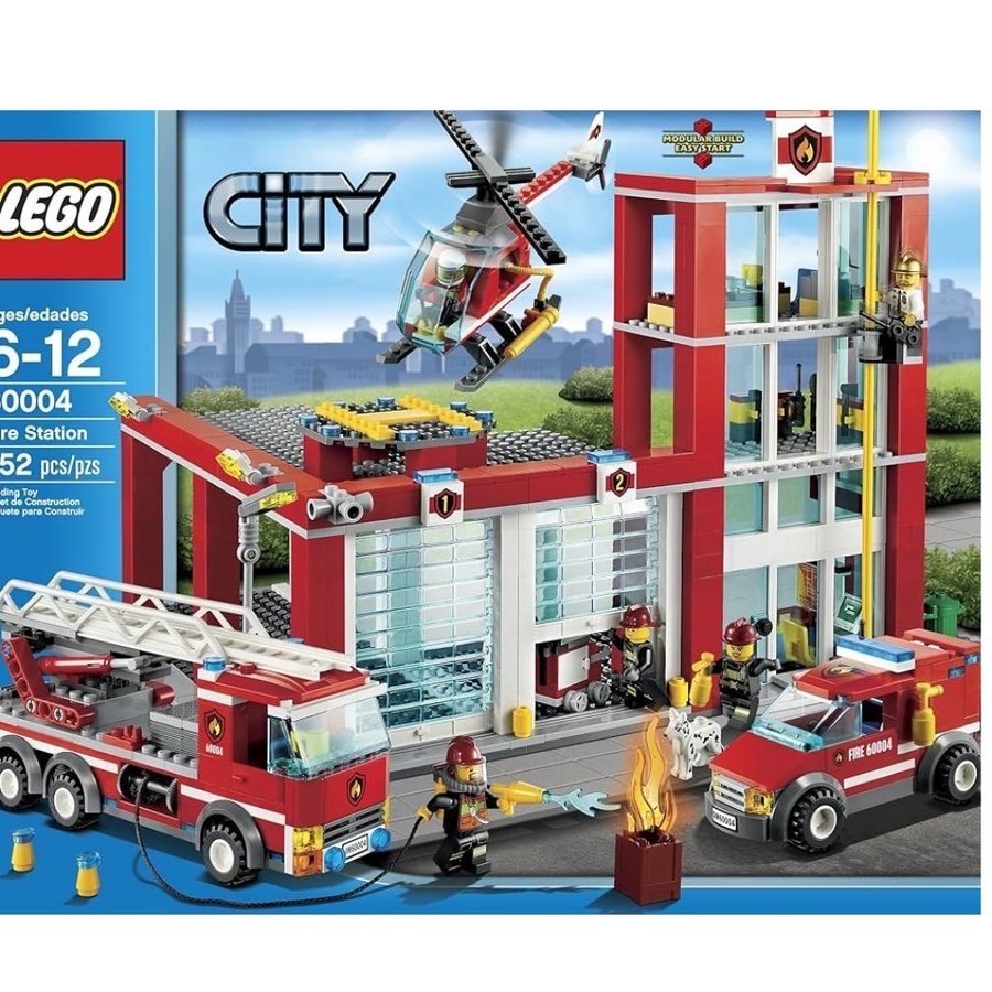 Lego City Brandbil  Brandstation
