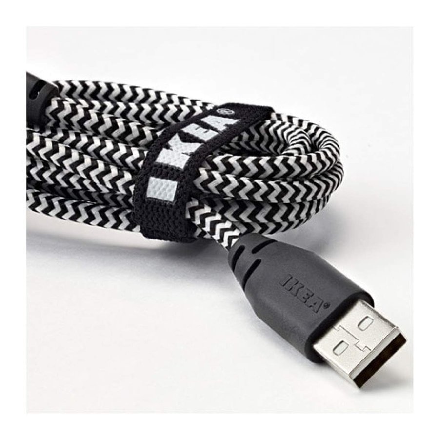 Ikea Lillhult USB-kabel till mikro-USB 80409622 - Längd: 150 cm